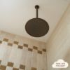 Ceiling Shower Arm and Head Antique Brass