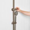 Combination Shower + Round Sprayer Antique Brass