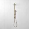 Combination Shower + Round Sprayer Brushed Brass