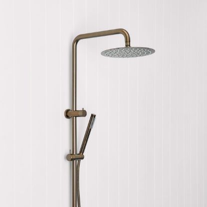 Combination Shower + Straight Sprayer Antique Brass