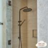 Combination Shower + Straight Sprayer Antique Brass