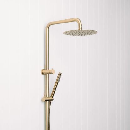 Combination Shower + Straight Sprayer Brushed Brass