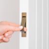 Concealed Hook Pull Handle Antique Brass