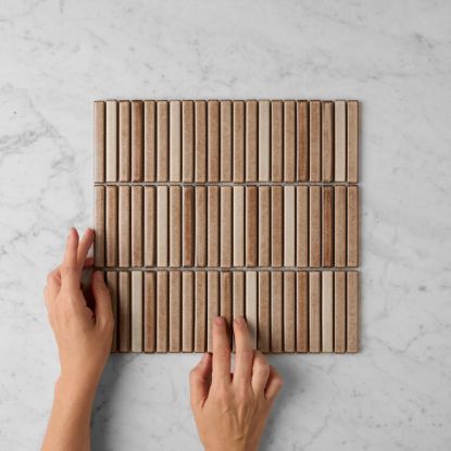 Coogee Antique Beige Matte Kit Kat Mosaic Tile