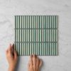 Coogee Antique Sage Green Kit Kat Mosaic Tile
