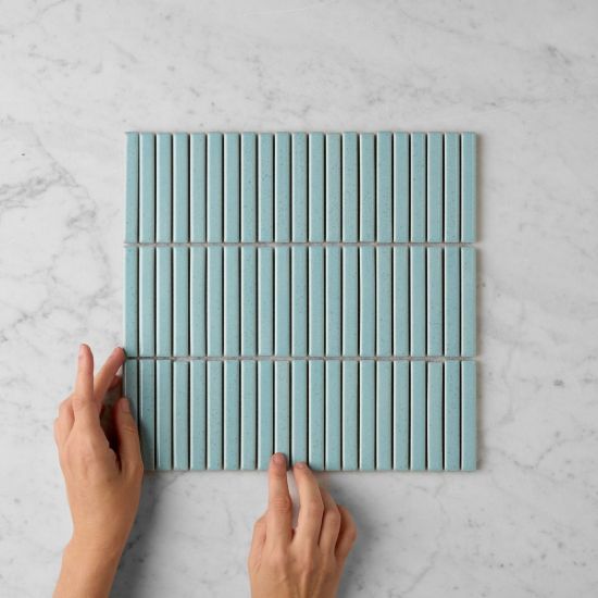 Coogee Sky Blue Kit Kat Mosaic Tile