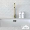 Coral Bay Gloss White Fish Scale Tile