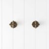 Cross Taps Antique Brass