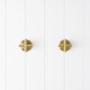 Cross Taps Brushed Brass