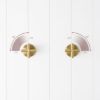 Cross Taps Brushed Brass