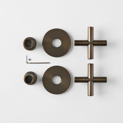 Cross Taps Trim Kit Antique Brass