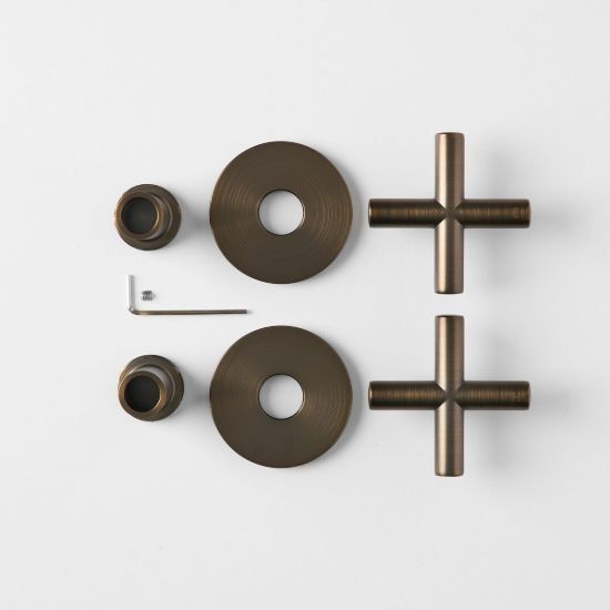 Cross Taps Trim Kit Antique Brass