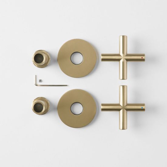 Cross Taps Trim Kit Warm Brushed Nickel