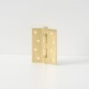 Door Butt Hinge Single Brushed Brass