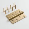 Door Butt Hinge Single Brushed Brass