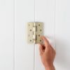 Door Butt Hinge Single Warm Brushed Nickel