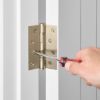 Door Butt Hinge Single Warm Brushed Nickel