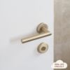 Door Lock Warm Brushed Nickel