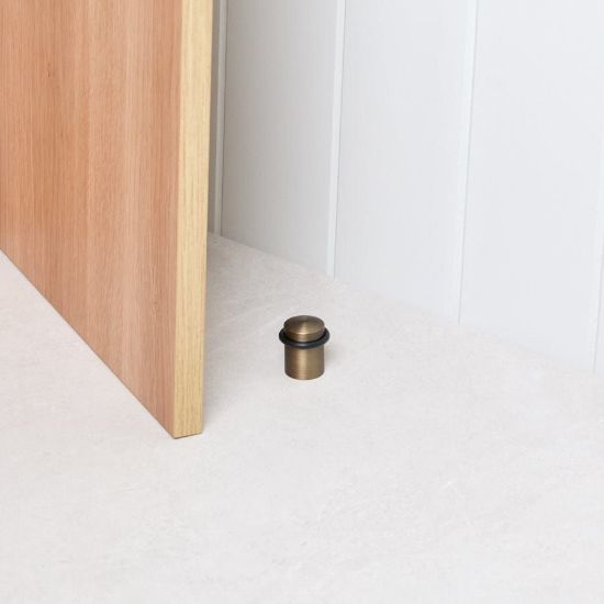 Door Stopper Antique Brass