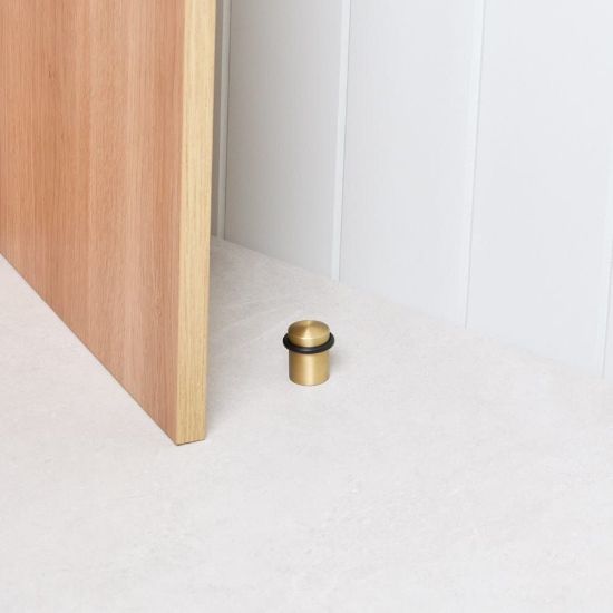 Door Stopper Brushed Brass
