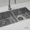 Double Bowl Sink 855x450mm Stainless Steel