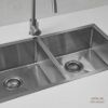 Double Bowl Sink 855x450mm Stainless Steel