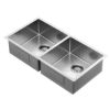 Double Bowl Sink 855x450mm Stainless Steel