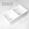 Double Farmhouse Fireclay Sink