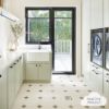 Dunmore Charcoal Stone Look Square Tile