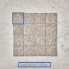 Dunmore Charcoal Stone Look Square Tile
