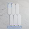 Fitzroy Gloss White Feather Tile