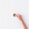 Flush Pull Round Antique Brass