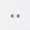 Flush Pull Round Antique Brass