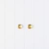 Flush Pull Round Brushed Brass