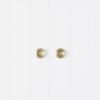 Flush Pull Round Warm Brushed Nickel