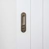 Flush Pull with Lock Antique Brass