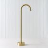 Freestanding Bath Spout Brushed Brass