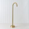 Freestanding Bath Spout Brushed Brass