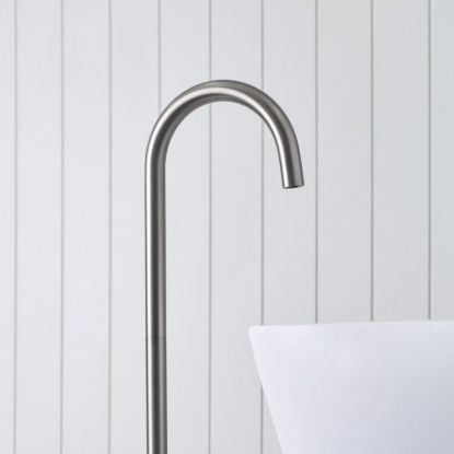 Freestanding Bath Spout Stainless Steel