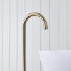 Freestanding Bath Spout Warm Brushed Nickel