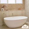 Freestanding Bath Spout Warm Brushed Nickel