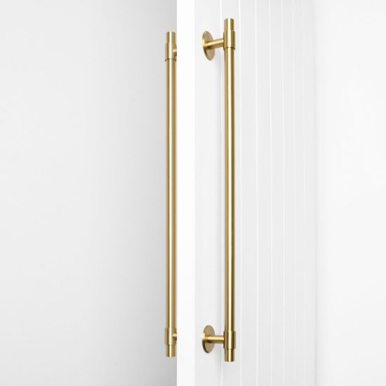 Front Door Double Side Pull Brushed Brass
