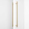 Front Door Double Side Pull Brushed Brass