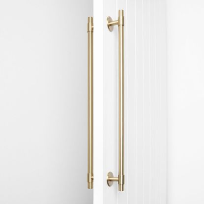 Front Door Double Side Pull Warm Brushed Nickel