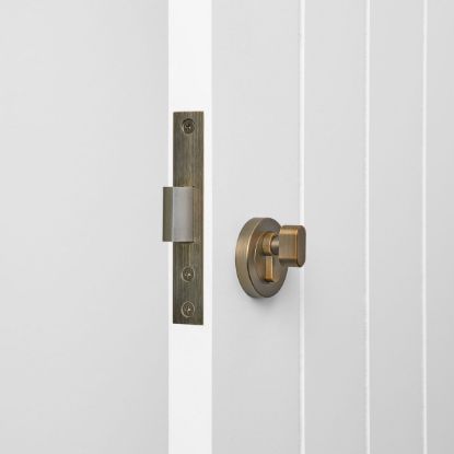 Front Door Lock Antique Brass