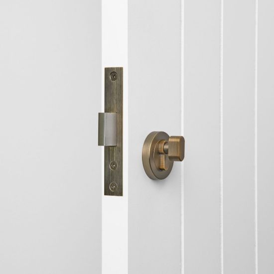 Front Door Lock Antique Brass