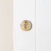 Front Door Lock Brushed Brass
