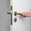 Front Door Lock Set Antique Brass