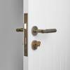 Front Door Lock Set Antique Brass
