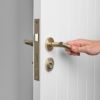 Front Door Lock Set Warm Brushed Nickel